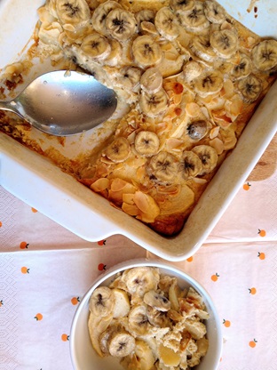 Appel-banaan-dessert